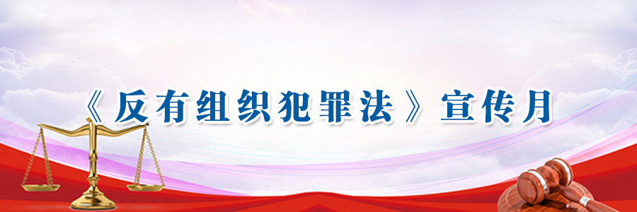 《反有组织犯罪法》宣传月