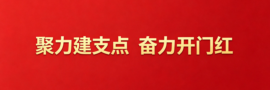 聚力建支点 奋力开门红